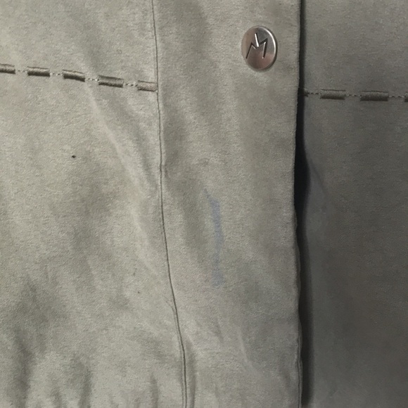 Luba Sage Green Microsuede Embroidered Coat 6 - Picture 15 of 16